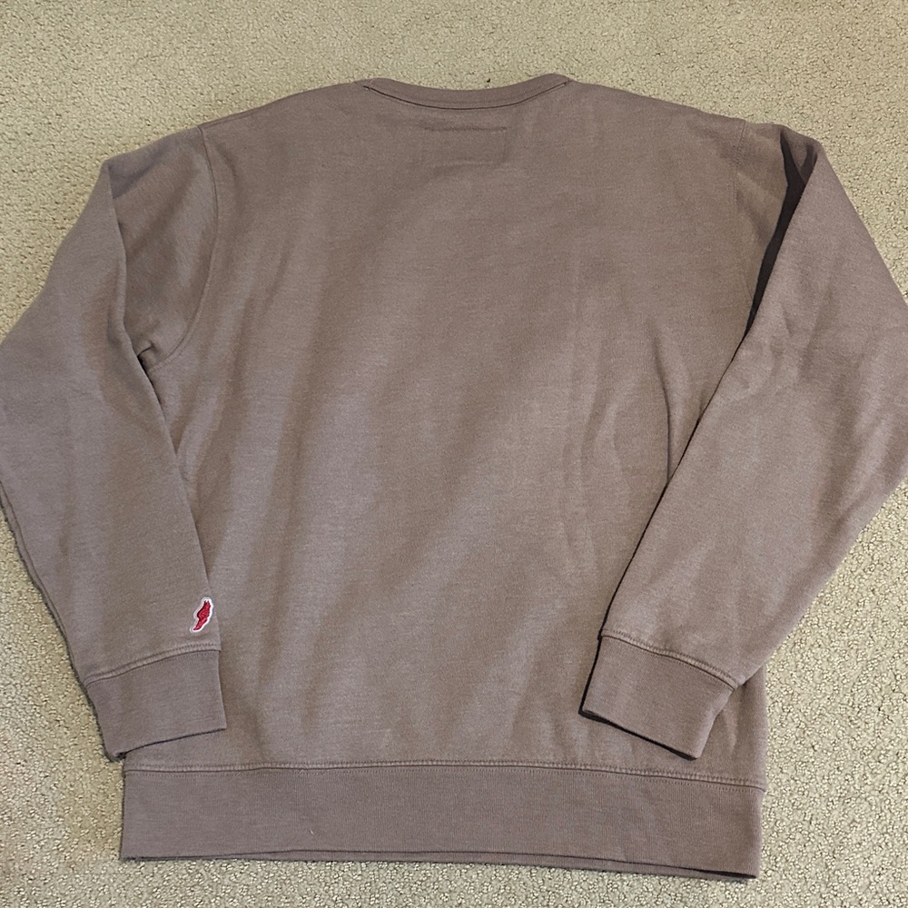 League Women's Brown Sweatshirt with Yellow Embry-Riddle Logo - Picture 3 of 3